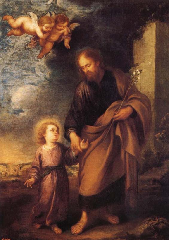 Bartolome Esteban Murillo St. John's and the child Jesus